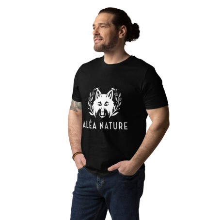T-shirt foncé 100% en coton biologique