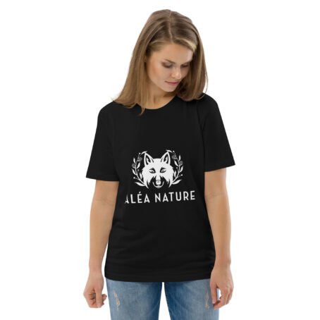 T-shirt foncé 100% en coton biologique – Image 4