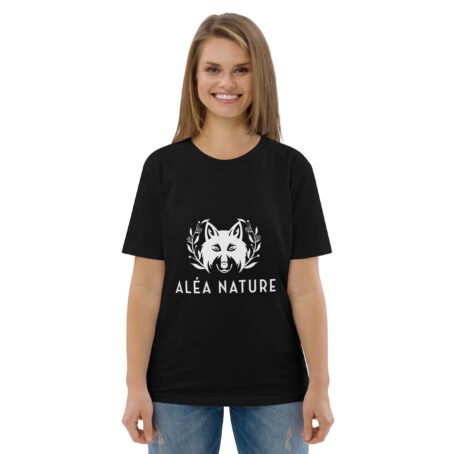 T-shirt foncé 100% en coton biologique – Image 3