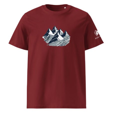 T-shirt foncé Montagne en coton biologique – Image 4