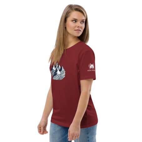 T-shirt foncé Montagne en coton biologique – Image 14