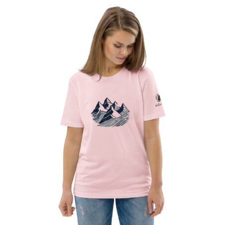 T-shirt clair Montagne en coton biologique – Image 13