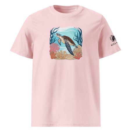 T-shirt clair Tortue en coton biologique – Image 5