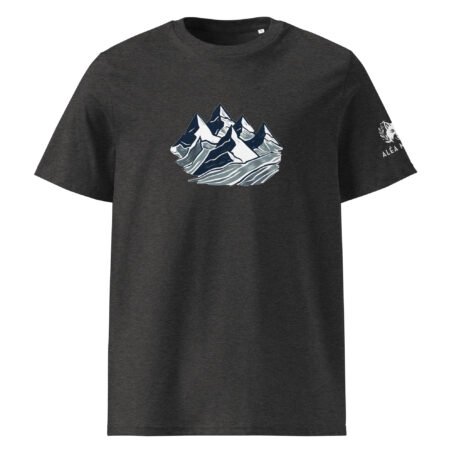 T-shirt foncé Montagne en coton biologique – Image 3