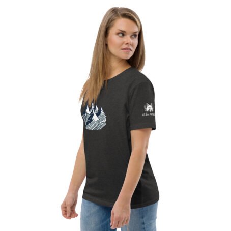 T-shirt foncé Montagne en coton biologique – Image 12