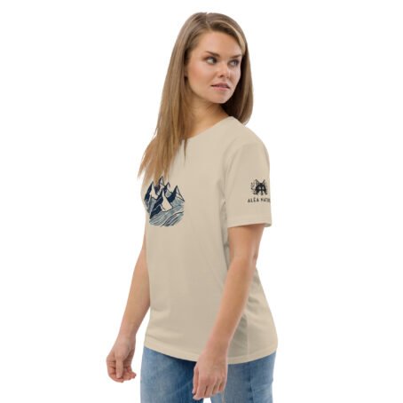 T-shirt clair Montagne en coton biologique – Image 10