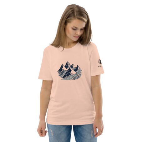 T-shirt clair Montagne en coton biologique – Image 11