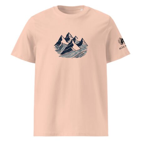T-shirt clair Montagne en coton biologique – Image 4