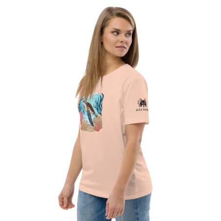 T-shirt clair Tortue en coton biologique – Image 9