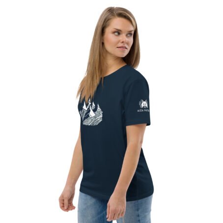 T-shirt foncé Montagne en coton biologique – Image 10