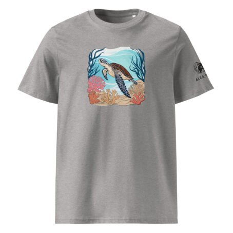 T-shirt clair Tortue en coton biologique – Image 3
