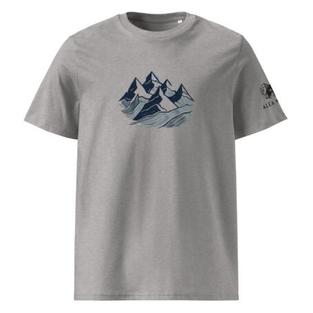 T-shirt clair Montagne en coton biologique – Image 2