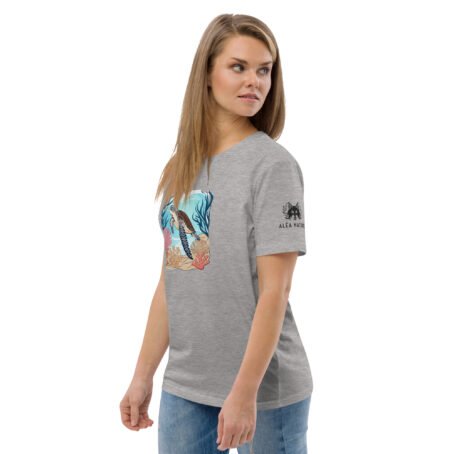 T-shirt clair Tortue en coton biologique – Image 7