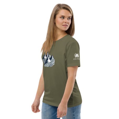 T-shirt foncé Montagne en coton biologique – Image 18