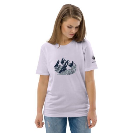 T-shirt clair Montagne en coton biologique – Image 15