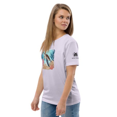 T-shirt clair Tortue en coton biologique – Image 11