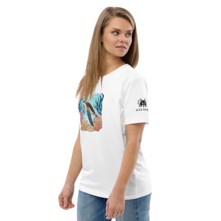 T-shirt clair Tortue en coton biologique – Image 12