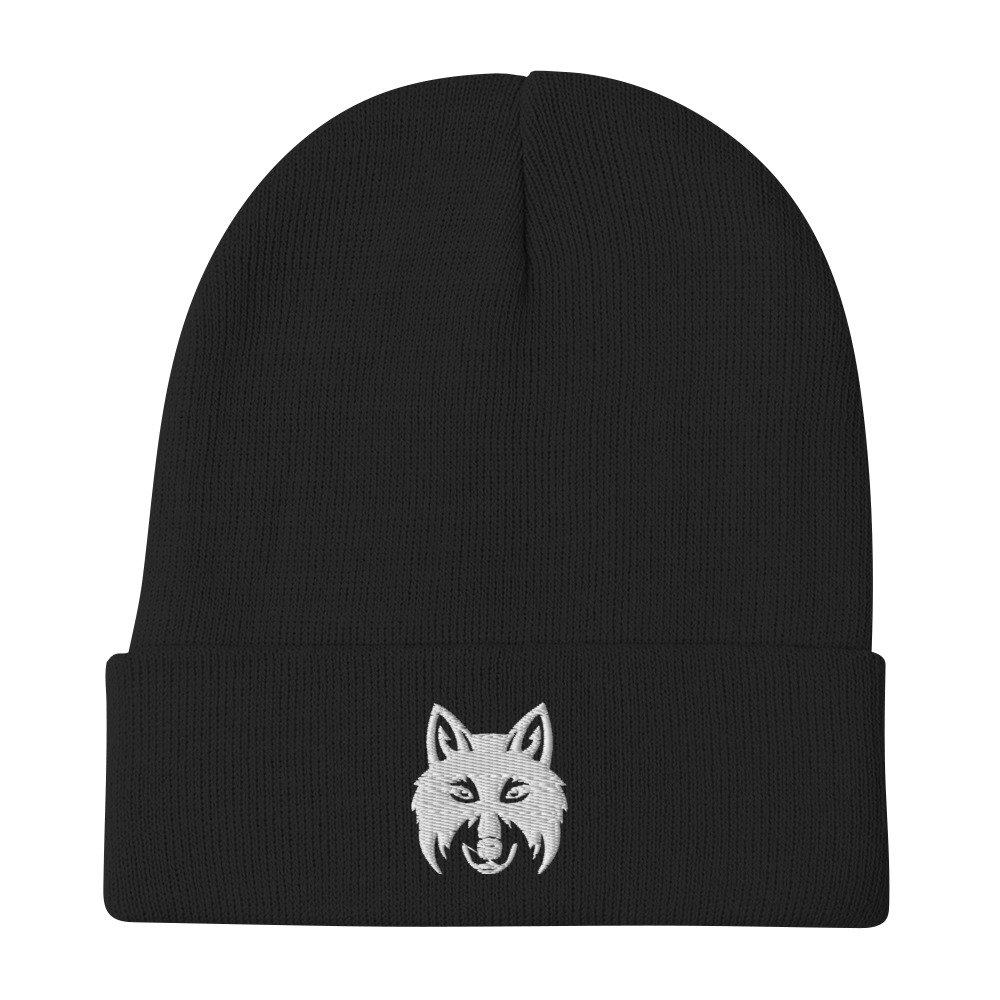 Bonnet brodé Wolf