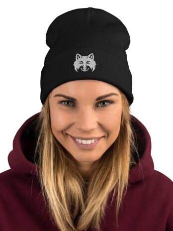 Bonnet brodé Wolf