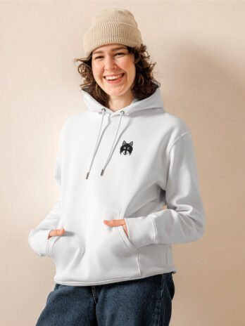 Sweat Wolf Blanc femme